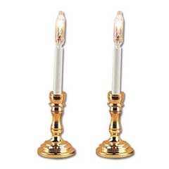 Pair of Brass Candlesticks, DISC