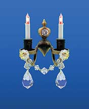 CCB0255, Nostaligia Crystal Sconce