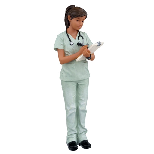 Cathy, Nurse Doll in Scrubs, Resin