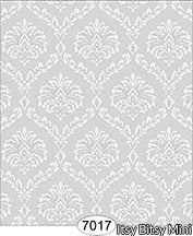 Ethereal Damask Gray Wallpaper