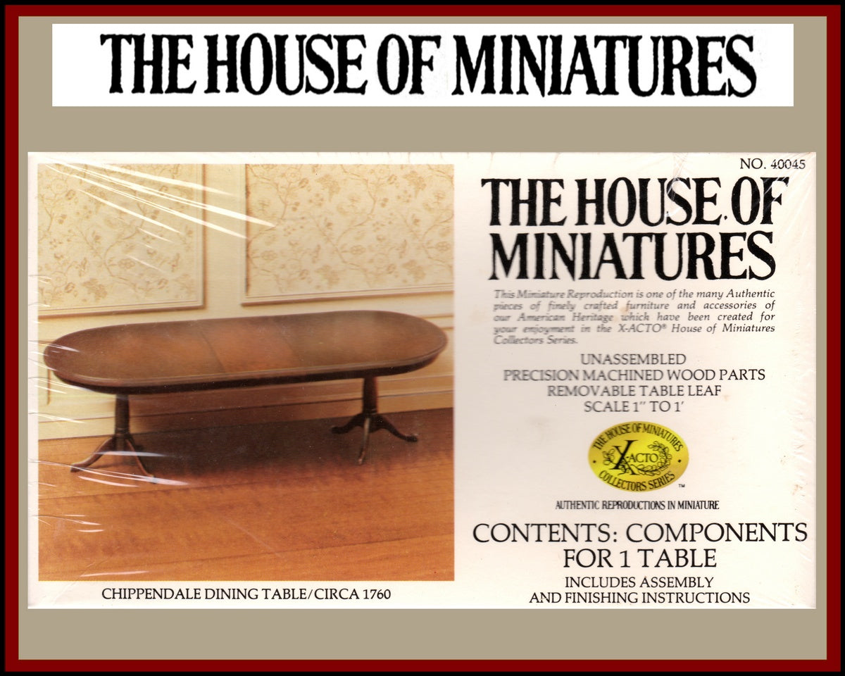 Chippendale Dining Table Kit, Circa 1760