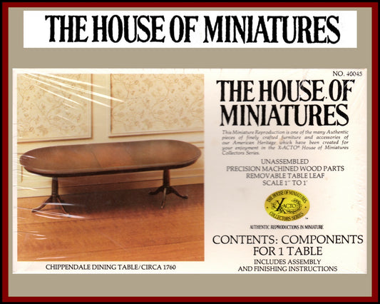 Chippendale Dining Table Kit, Circa 1760