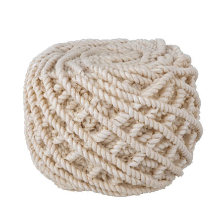 Rope Ottoman, Resin, DISC