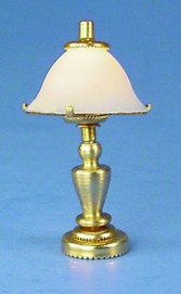 White Opaque Shade Lamp