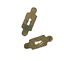 Brass Key Plate 12pc/pkg.