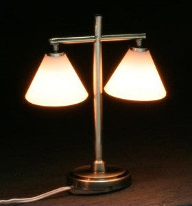 Modern Table Lamp with 2 Down Shades