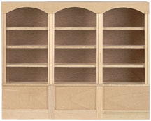 Bookcase 3-Unit 4 Shelf