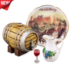 Heidelberg Wine Barrel Set