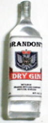 Brandon's Dry Gin Bottle