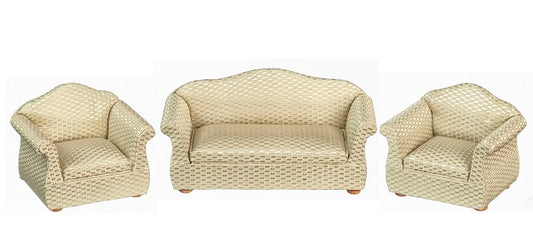 Retro Living Room Set, 3pc