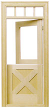 Crossbuck Dutch Door