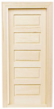 5-Panel Traditional Interior Door