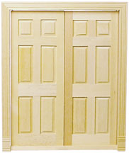 Double Entry 6 Panel Interior Door