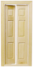 Split 6 Panel Interior Door