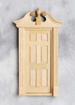 Single Six Panel Deerfield Door, DISC
