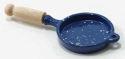 Spatter Frying Pan, Blue