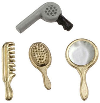 Comb & Dryer Vanity Set, 4pc