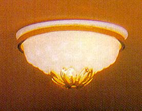 White Ceiling Fixture