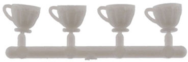 Table Cups, White 4Pk