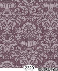 Annabelle Damask, Purple Plum Wallpaper