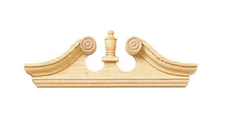 Deerfield Window Pediment, 2pc