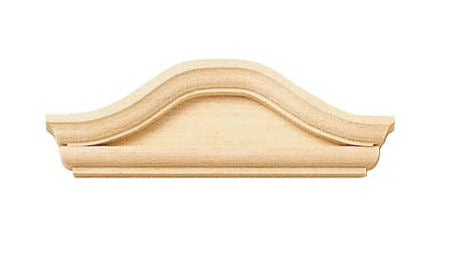 Bonnet Window Pediment, 2pc