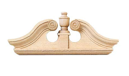 Deerfield Single Door Pediment, 2pc, DISC