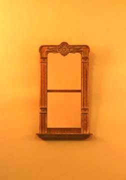 McAllister Carved Single Window, Walnut