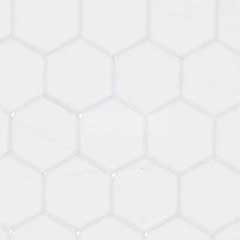 White Large Hexagon Tile Sheet, Disc