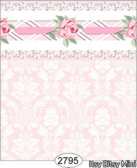 Daniella Damask, Pink Wallpaper