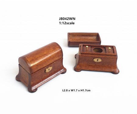 Tea Caddy, New Walnut