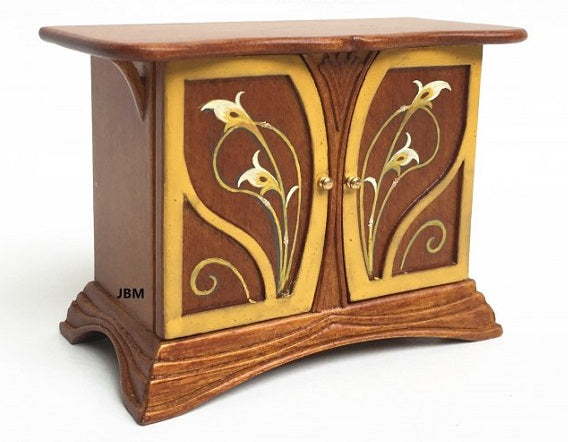 Art Nouveau Side Board, Walnut