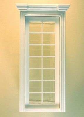 Classic Single French Door, White