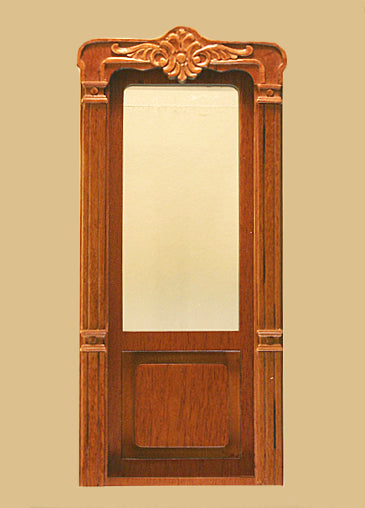 McAllister Carved Exterior Door, Walnut