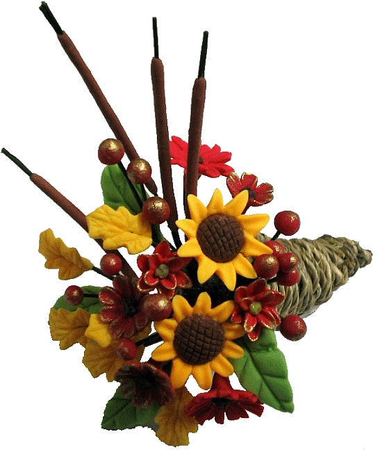 Floral Cornucopia Arrangement