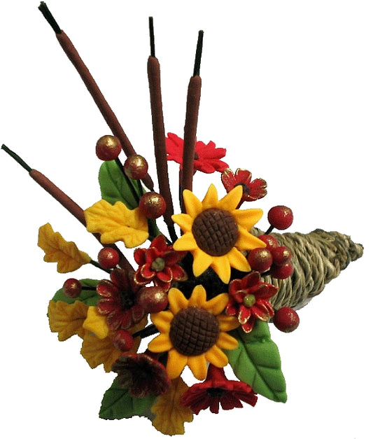 Floral Cornucopia Arrangement