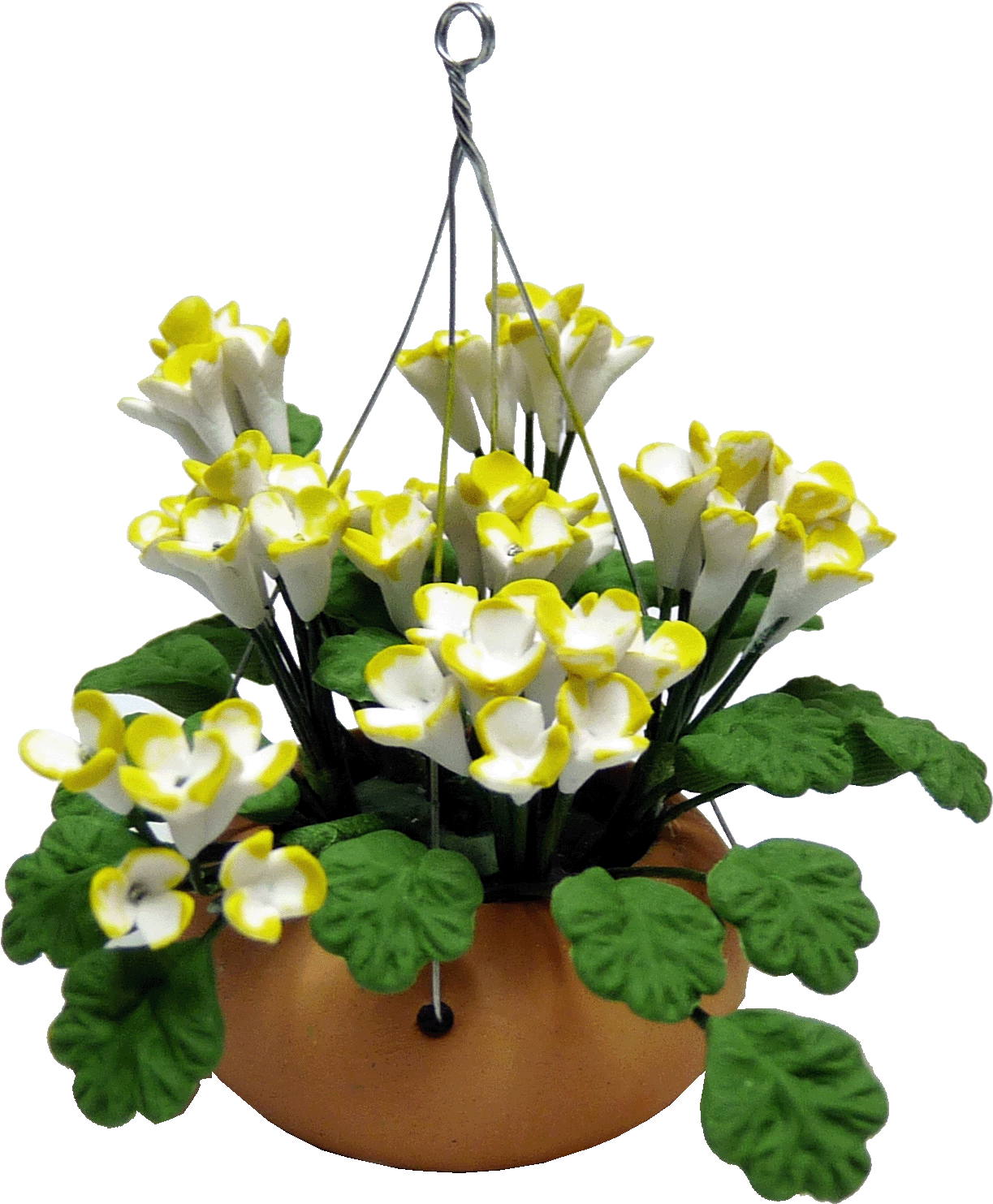 Yellow, White Hanging Flower Arrangement