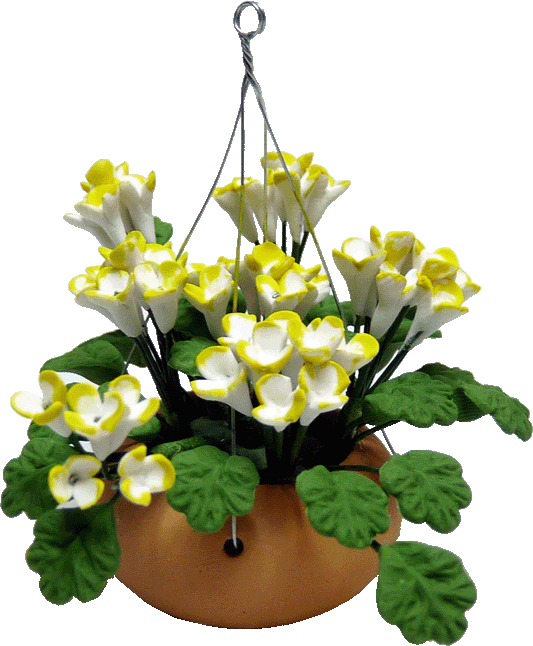 Yellow, White Hanging Flower Arrangement