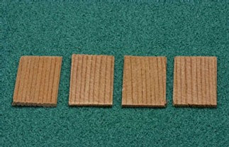 Cedar Shingles, Square, 1000pc