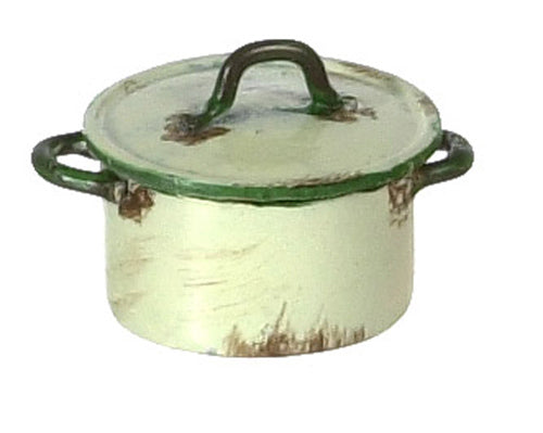 Pot with Lid, Small, Beige