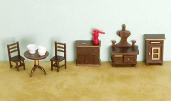 1/4" Scale Kitchen Set, 9pc