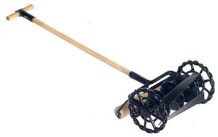 Lawn Mower, Old Fashioned, Black