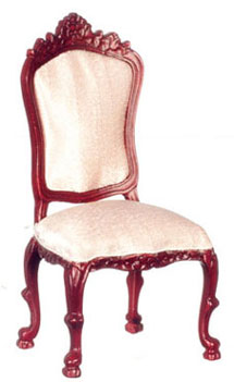 Side Chair, Mahogany, Salmon