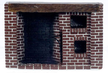 Colonial Walk in Fireplace