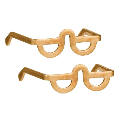 Gold Eye Glasses, 2pc