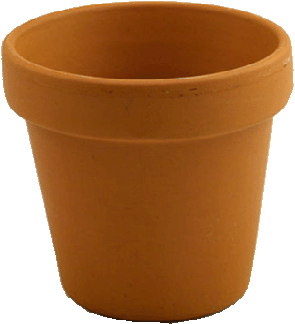 Terra Cotta Pot, Round