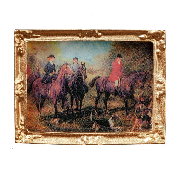 Framed Print, Polo Match