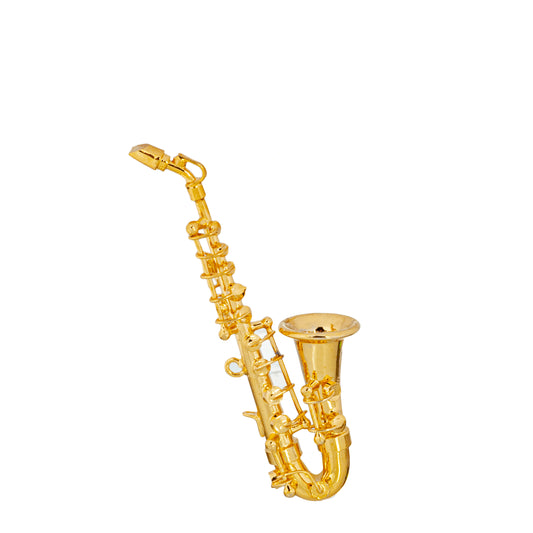 Brass Saxophone with Case, 2 3/4"