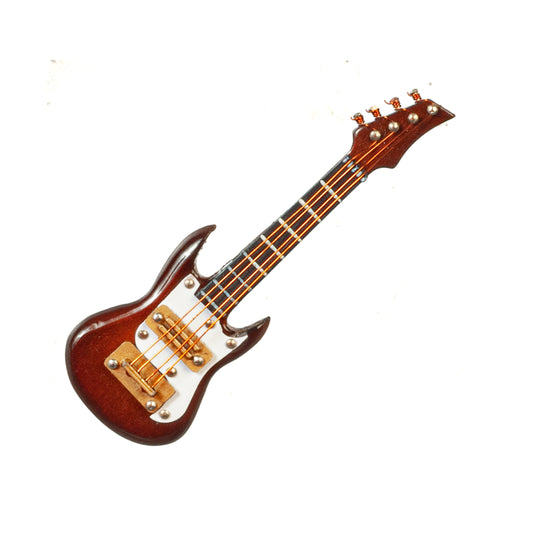 Electric Guitar, Brown, 2 3/4"