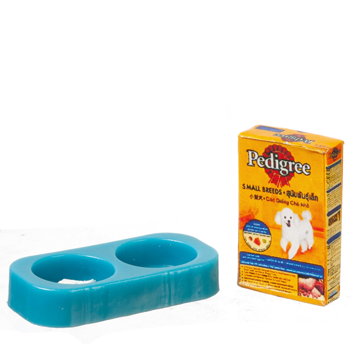 Dog Food & Bowl, Blue